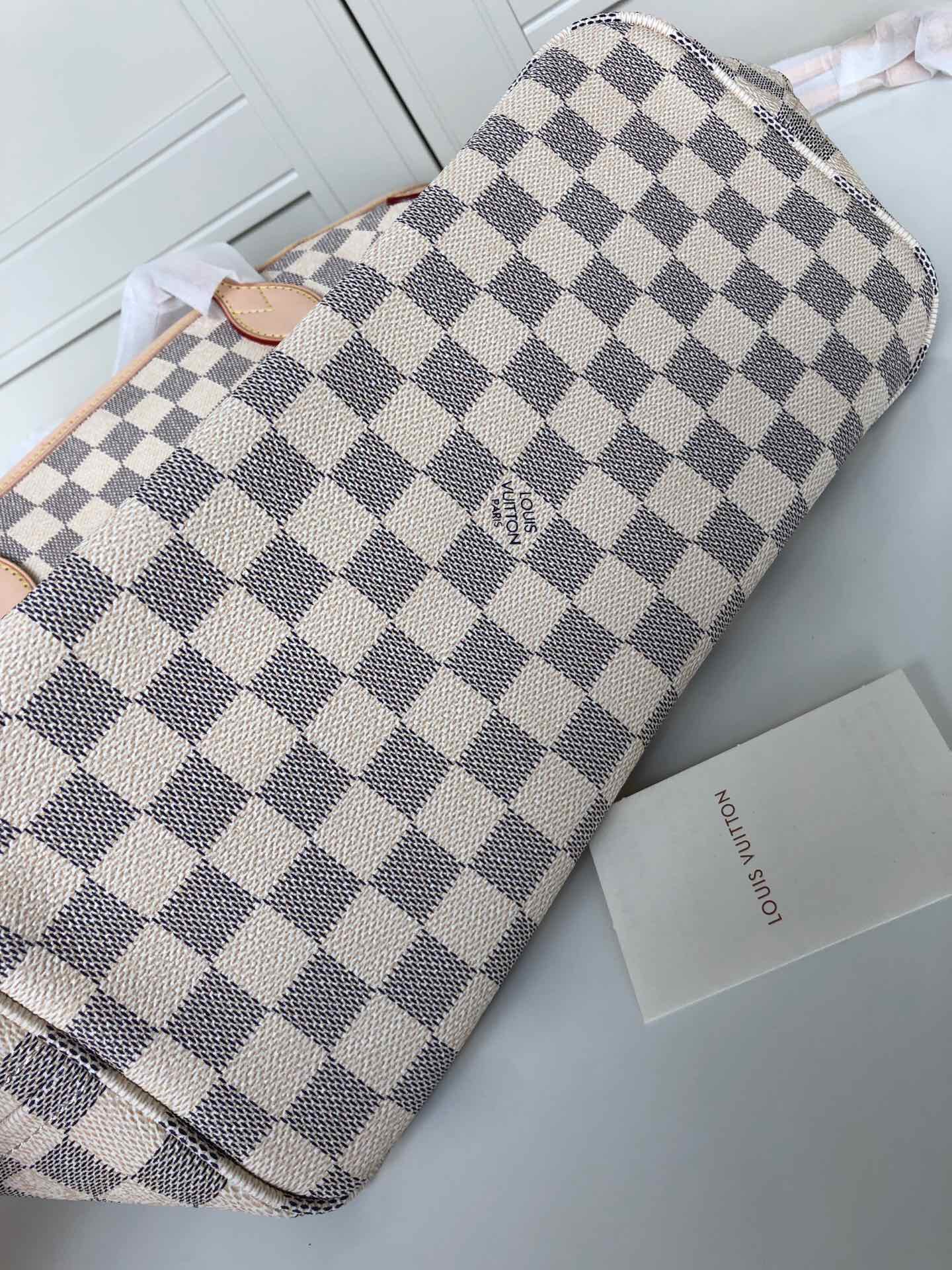 LV Neverfull Mommy shopping gm bag white 40cm