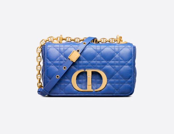 d10r small caro bag greek blue S*pple cannage calfskin m9241 20cm
