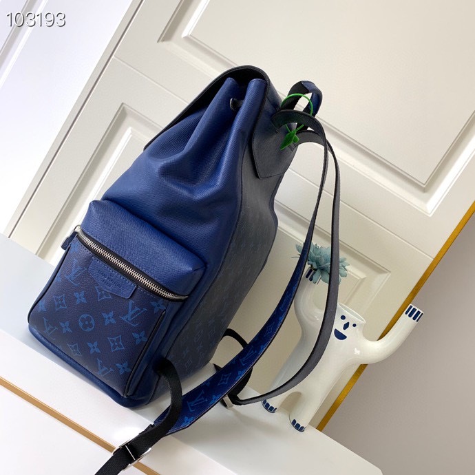 LV BACKPACK BLUE BAG M30419 37CM