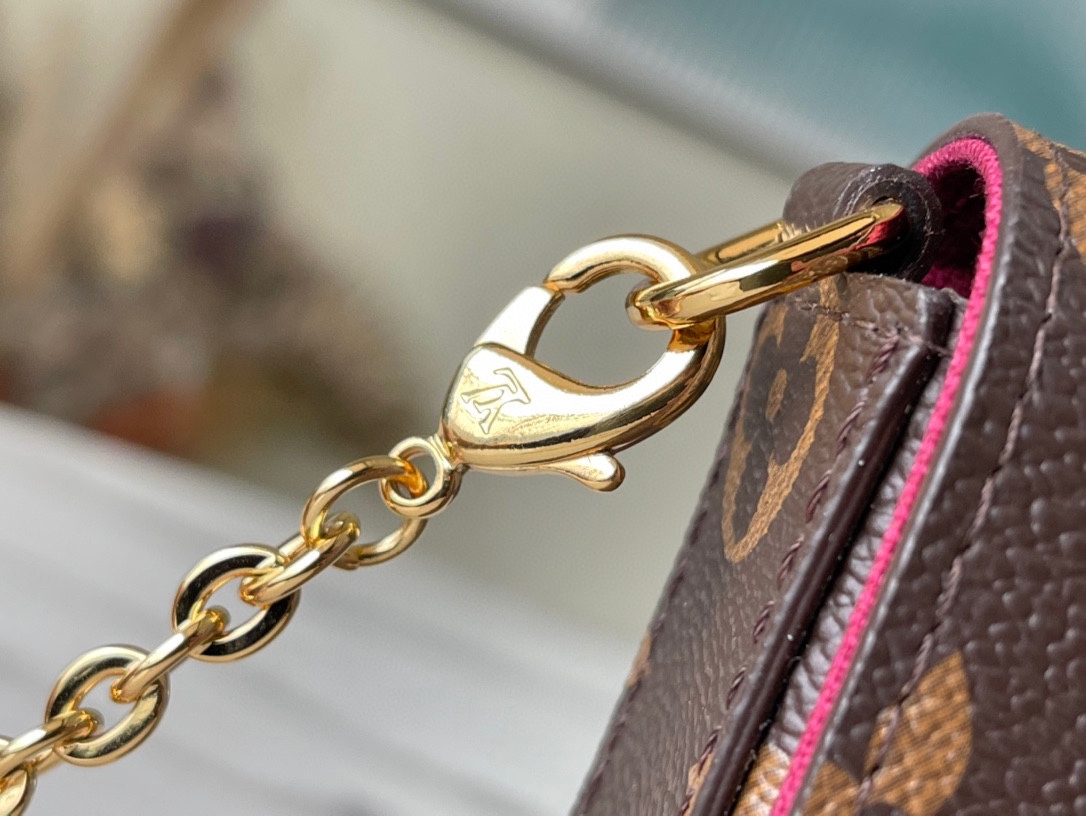 LV POCHETTE FELICIE M61276 - 21 x 12 x 3 cm