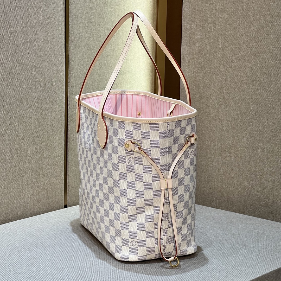 LV Neverfull  Checkerboard  N41605 - 31 x 28 x 14CM