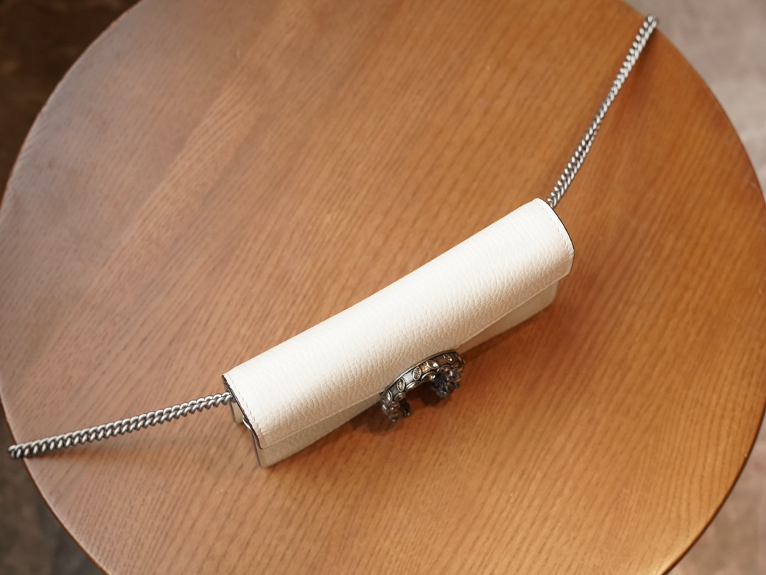 gvc*1 dionysus S*per mini leather bag white ‎476432 - 16.5x10x4cm