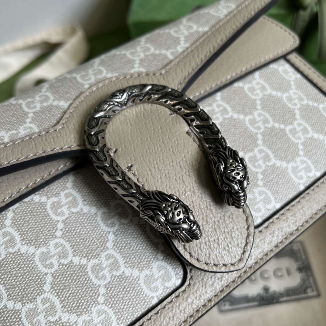 Gvc*1 dionysus small shoulder bag white and beige 499623 - 25x13.5x7cm