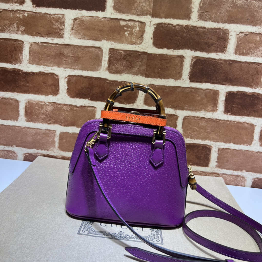 Gvc*1 diana mini tote bag  purple  715775  - 20 x 16x 8.5cm