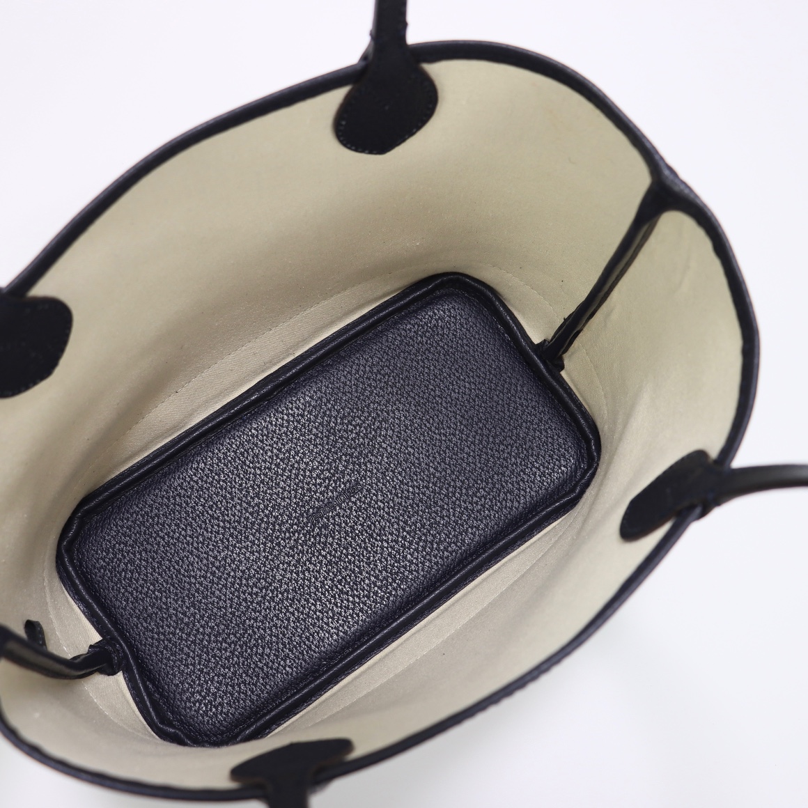 Gvc*1 ophidia small tote bag black leather726762 - 25 x 22 x 12cm