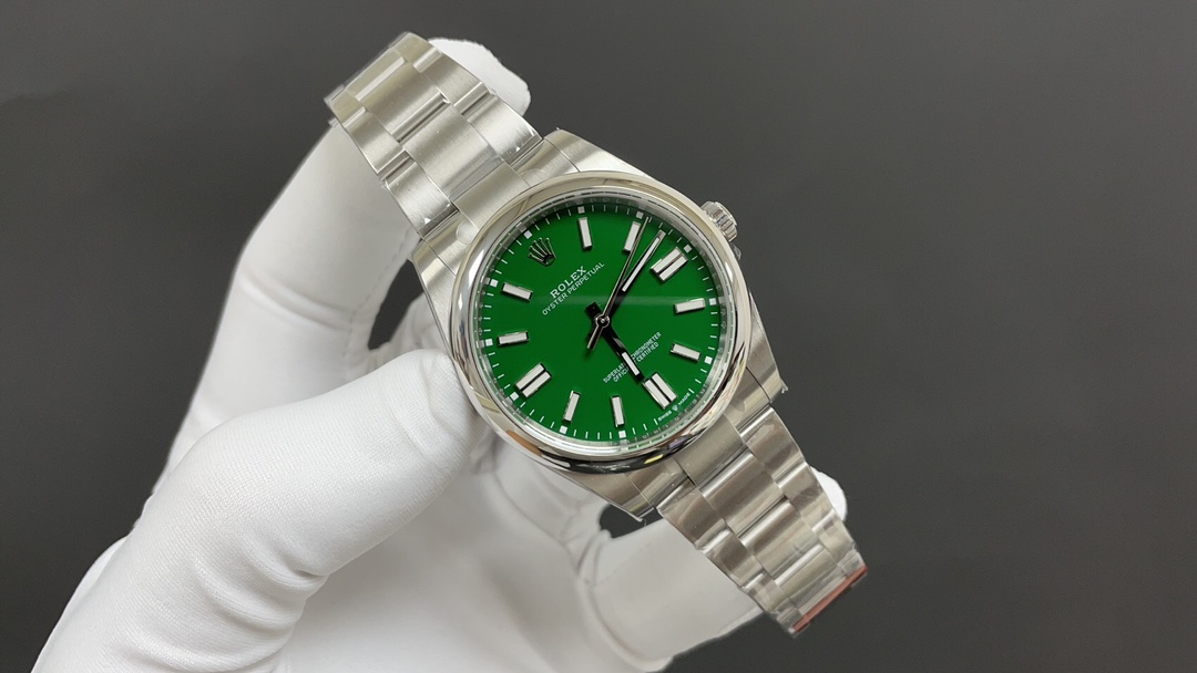 R01ex oyster perpetual 41mm 3230 green