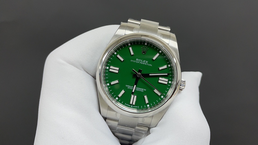R01ex oyster perpetual 41mm 3230 green